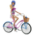 Boneca Barbie Ciclista com Bicicleta