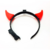 Tiara Com Chifre de Led Vermelho Fantasia Halloween