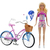 Boneca Barbie Ciclista com Bicicleta