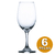 Conjunto 6 Taça De Vidro 386ml Para Água E Vinho Rioja