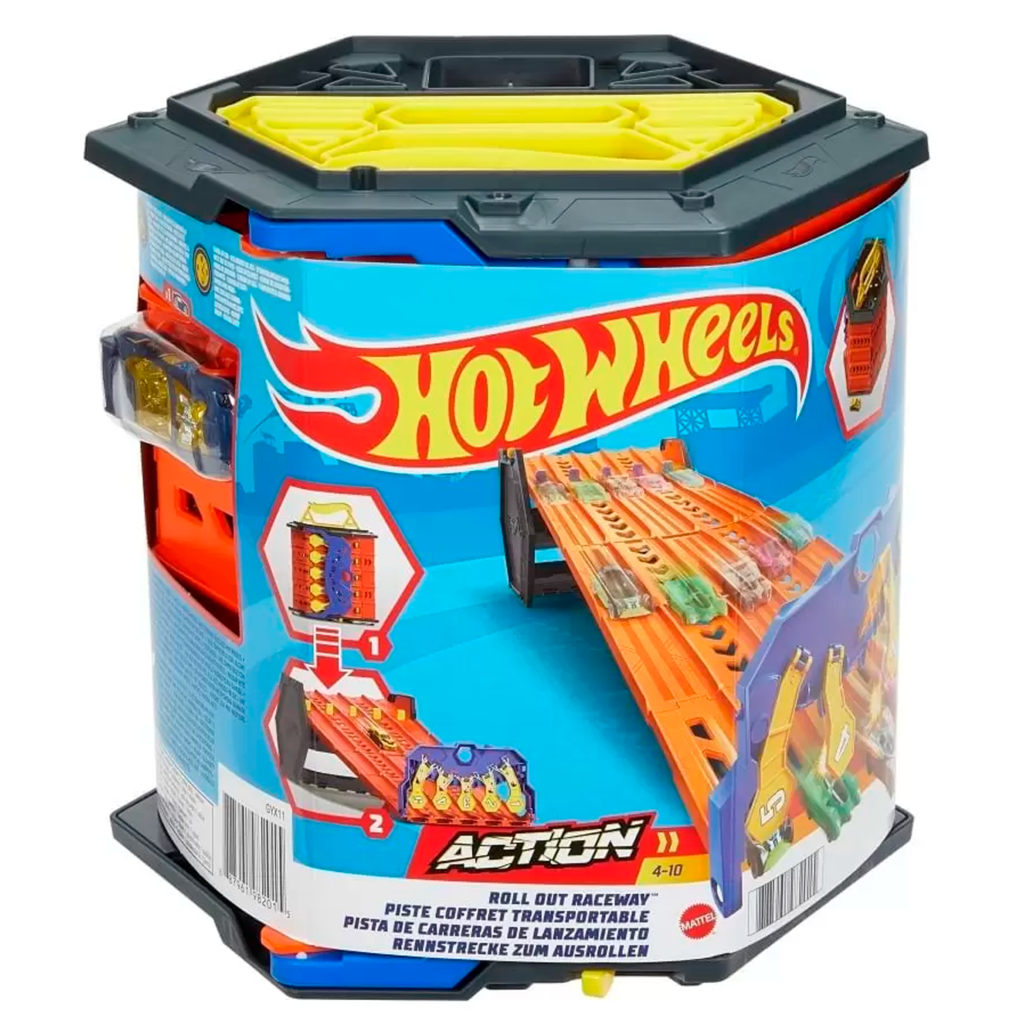 Pista Portatil Hot Wheels Maleta Roll Out Raceway