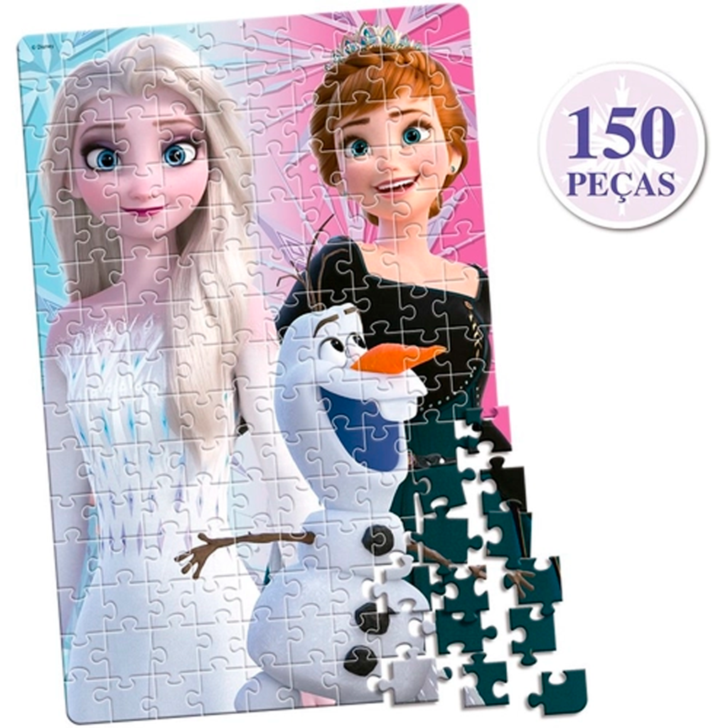 Quebra-Cabeça Frozen 150 Peças - Disney