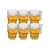 Conjunto de 6 Caneca Chopp Caveira Rock Style 360ml