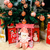 Decoração Papai Noel Balanço Rosa - 29 Cm - comprar online