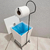 Lixeira para Banheiro Com Suporte Papel Higiênico - comprar online