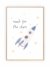 Quadro Infantil Aquarela - Reach for the stars