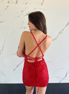 VESTIDO FIONA RED - Nina Na House