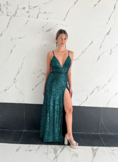 VESTIDO PIA GREEN - Nina Na House