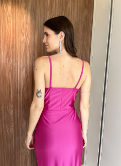 VESTIDO CHARIS MAGENTA - tienda online