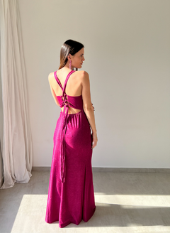 VESTIDO SORAYA FUCSIA - comprar online