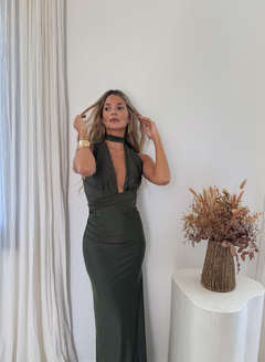 VESTIDO AMAIA MILITAR - tienda online