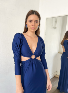 VESTIDO REGINA BLUE - Nina Na House