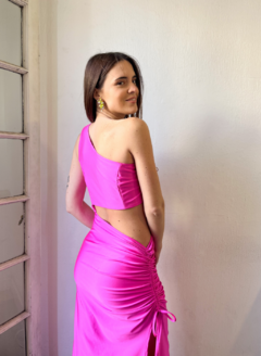 VESTIDO ELLE FUCSIA - tienda online