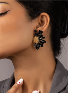 AROS FLOR BLACK - tienda online