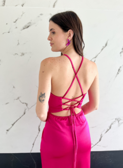 VESTIDO INDIANA FUCSIA - tienda online