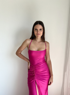 VESTIDO CAYETANA FUCSIA - comprar online