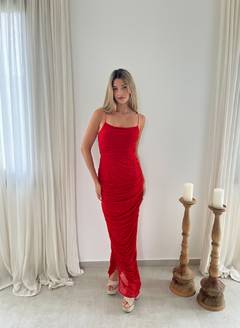 Imagen de VESTIDO LINDSAY RED STRASS