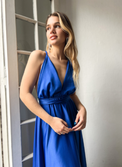 VESTIDO PAZ BLUE - Nina Na House