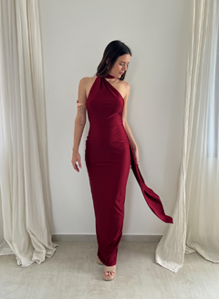 VESTIDO CORALIE BORDO