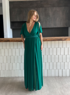 VESTIDO MELODY GREEN - Nina Na House