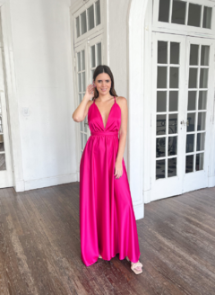 VESTIDO PAZ FUCSIA