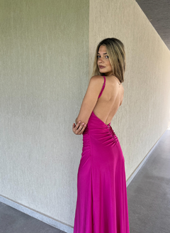 VESTIDO ARISHA FUCSIA - Nina Na House