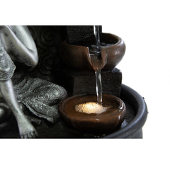 Fuente Buda Reposando con vasijas Led 40 cm - comprar online