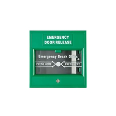 Botón de emergencia verde