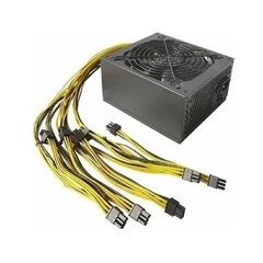 Fuente Rig Mineria 2000W 80 Plus 10 Pci-E De 6 Pin