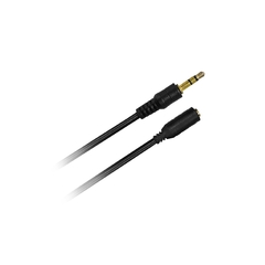 Cable Alargue Audio Plug Auxiliar 3.5 Stereo Macho a Hembra 1,8 M
