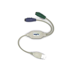 Adaptador USB a PS2 para teclado y mouse cable 30cm - Refillkit