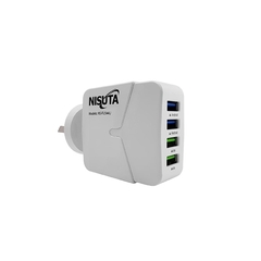 Cargador Celular Fuente 4 Puertos USB 4.4A Carga Rapida - comprar online