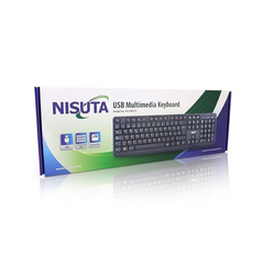 Teclado USB con cable de Tinta Durable y 12 Teclas Multimedia - comprar online