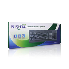 Teclado USB con cable de Tinta Durable y 9 Teclas Multimedia Letra Ñ - comprar online