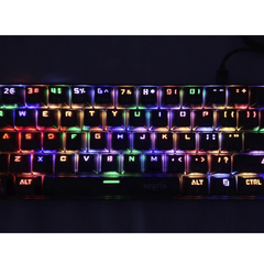 Imagen de Teclado Gamer Mecánico RGB 61 Teclas software antighosting switches