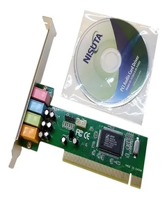 Placa de Audio PC 4.1 32 64 bit PCI en internet