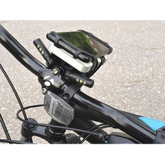 Soporte Celular para Bicicleta con lucez led y power bank carga - Refillkit
