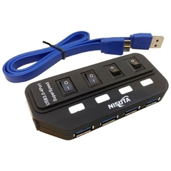 Hub USB 3.0 de 4 Puertos con Switch on / off