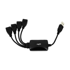 Hub USB 2.0 de 4 Puertos de Alta Velocidad