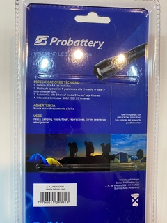 Linterna led con zoom 5W Probattery - comprar online