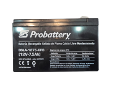Batería 12v 7.5ah Probattery De Electrolito Absorbido