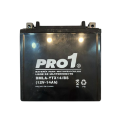 Bateria Moto Pro1 Ytx14-bs Gel Libre Mantenimiento 12v 14ah