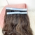 MEGA HAIR ADESIVO DE SILICONE CABELO BIO VEGETAL CASTANHO COM LUZES ONDULADO 50/55/60 CM - 2 TIRAS - Bella Hair