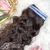 MEGA HAIR ADESIVO CABELO BIO VEGETAL ONDULADO CASTANHO COM LUZES 50/55/60 CM - 2 TIRAS - Bella Hair