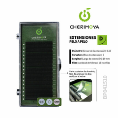 Extensión de pestañas pelo por pelo CHERIMOYA