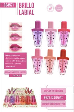 LABIAL GLOSS SANDIA PINK21 CS4571 66752 - comprar online