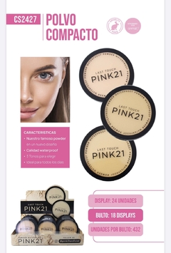 POLVO COMPACTO PINK21 CS2427/12902