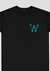 Camiseta "Connected" Preta - Whats Poppin Supply - O melhor do Streetwear!