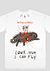 Camiseta "Look mom i can fly " Branca - Whats Poppin Supply - O melhor do Streetwear!