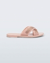 Chinelo Mini Melissa M Love - rosa/glitter